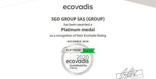 SGD Pharma takes lead in sustainability, awarded Platinum EcoVadis rating for the first time  